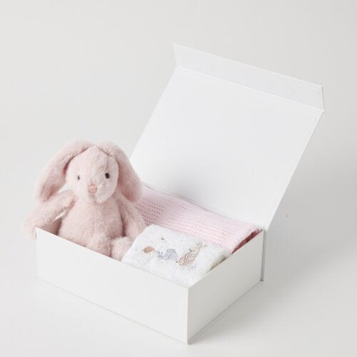 Jiggle &amp; Giggle Pink Bunny Hamper Gift Set 