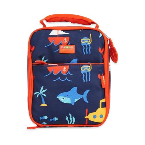 PENNY SCALLAN | Large Insulated Lunch Bag -Anchors Away 