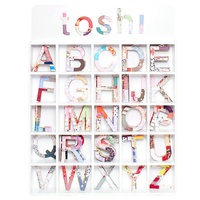 TOSHI | Fabric Covered Letters A-Z - Rose