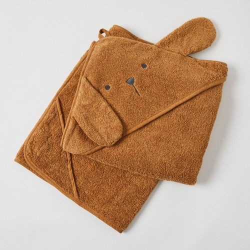 PILBEAM | Biscuit Baby Hooded Bath Towel