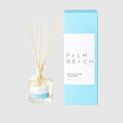 PALM BEACH | Salted Caramel &amp; Vanilla 250ml Fragrance Diffuser