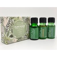 RENU | Plant Power Essential Oil Trio - Peppermint, Orange, Lavender