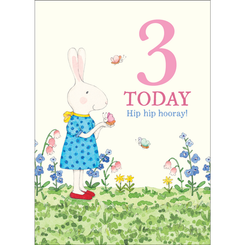 RUBY RED SHOES | Card - Third Birthday