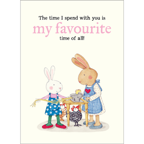 RUBY RED SHOES | Card - The Time I Spend With You
