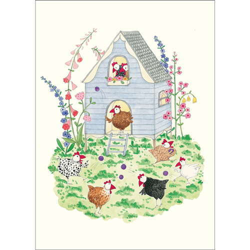 RUBY RED SHOES | Card - Chickens