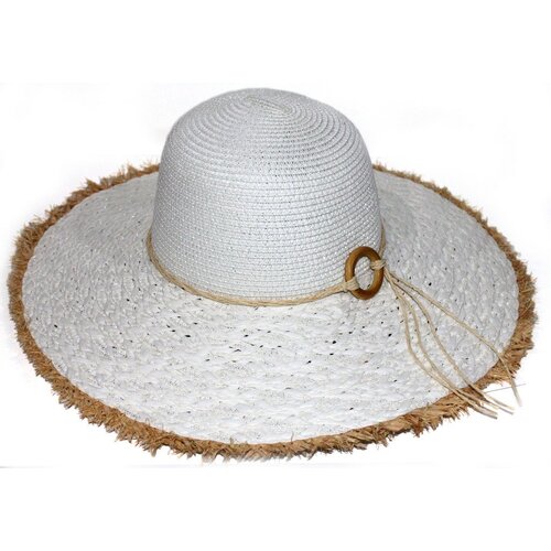 RIGON | Veronica Ladies Capeline Hat - White/Natural