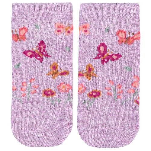 TOSHI | Organic Jacquard Ankle Socks 2pk - Lavandula
