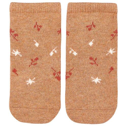 TOSHI | Organic Jacquard Ankle Socks 2pk - Maple Leaves