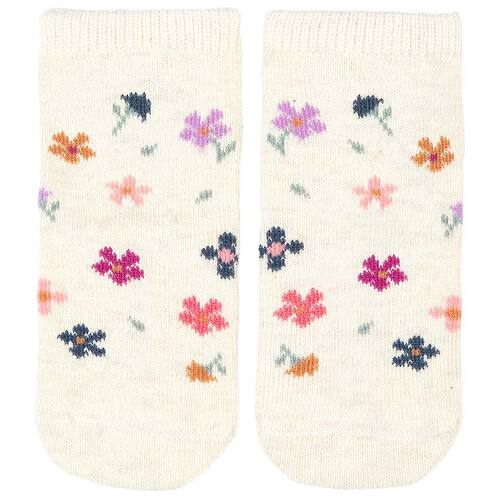 TOSHI | Organic Jacquard Ankle Socks 2pk - Wild Flowers