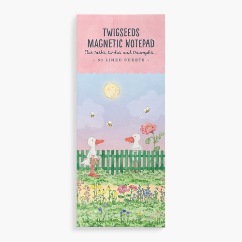 Twigseeds Magnetic List Notepad - Garden Fence