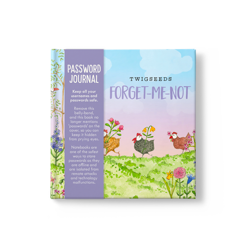 TWIGSEEDS | Forget-Me-Not Password Journal