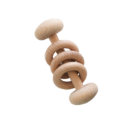 ALIMROSE | Teether Rattle Stick - Natural