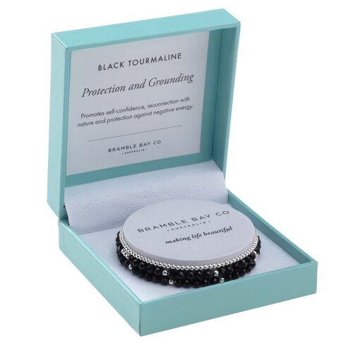 Trio Bracelet Set - Black Tourmaline