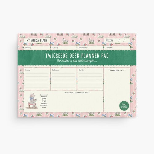 Twigseeds A4 Desk Planner - Lovely Life