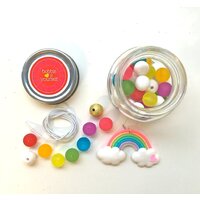RED BOBBLE | Rainbow Necklace Jar Bobble It Yourself