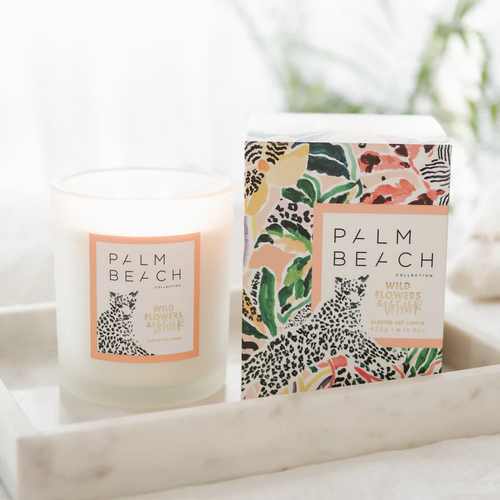 Palm Beach | Wild Flowers &amp; Vetiver 420g  Candle