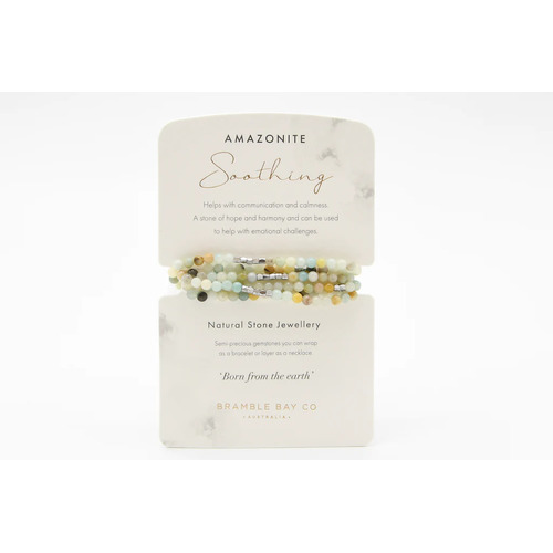 BRAMBLE BAY | Natural Stone Wrap Bracelet
