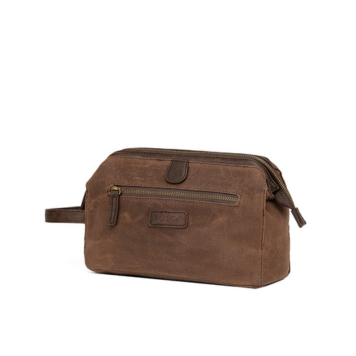 TOSCA | Waxed Canvas Wash Bag