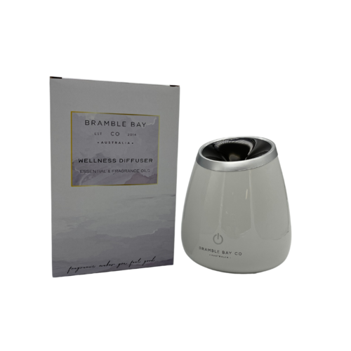 BRAMBLE BAY | White Short Wellness Ultrasonic Diffuser