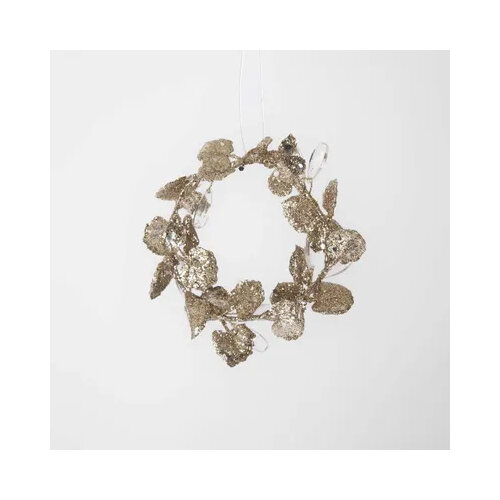 FLORABELLE LIVING | Glitter Mini Wreath Gold