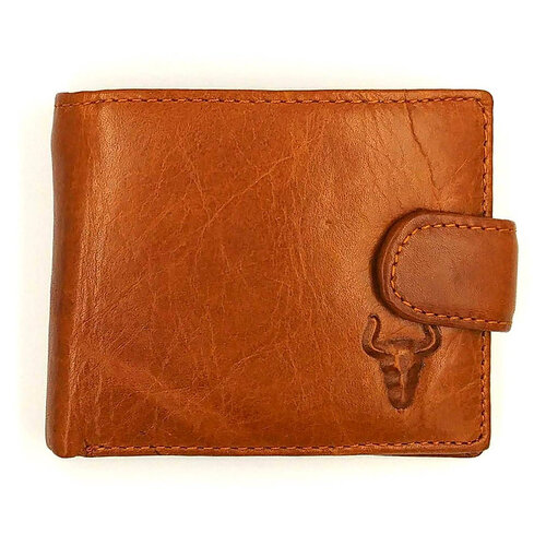 ZENEEBA | Mens Cow Leather Wallet - Tan