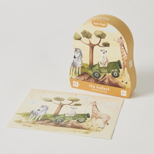 Jiggle &amp; Giggle – On Safari 24-Piece Jigsaw Puzzle