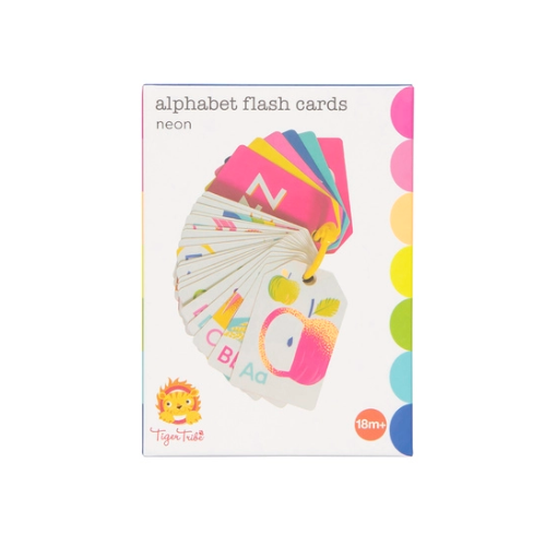 TIGER TRIBE | Alphabet Flash Cards - Neon