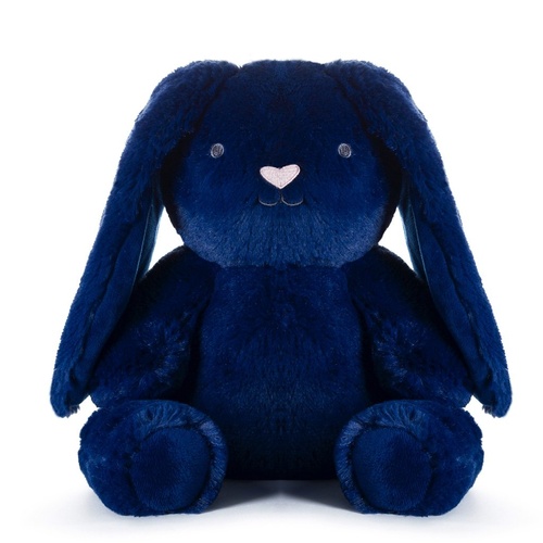 OB DESIGNS | Bobby Bunny Huggie - Navy Blue Plush Toy