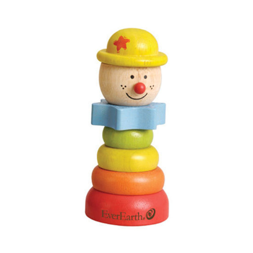 EVEREARTH | Stacking Clown With Yellow Hat