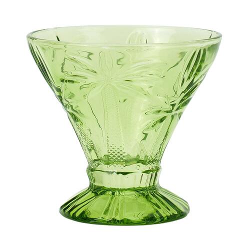 ANNABEL TRENDS | Palm Cocktail Glass - Green Set of 4