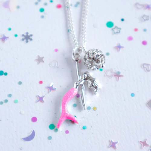 LAUREN HINKLEY | Pink Mermaid Necklace
