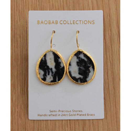 BAOBAB COLLECTIONS | Precious Hook Earring - Gold - Picasso