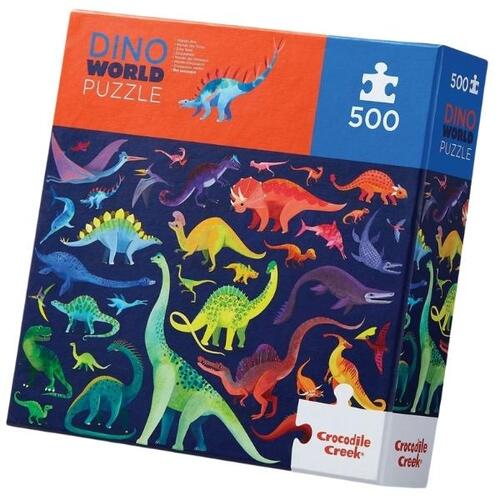 CROCODILE CREEK | Family Puzzle 500pc - Dino World
