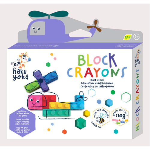 HAKU YOKA | Block Crayons - Helicopter