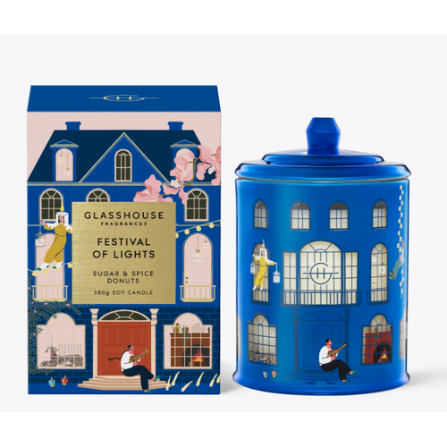 GLASSHOUSE | Festival Of Lights - Christmas Scented Candle 380g