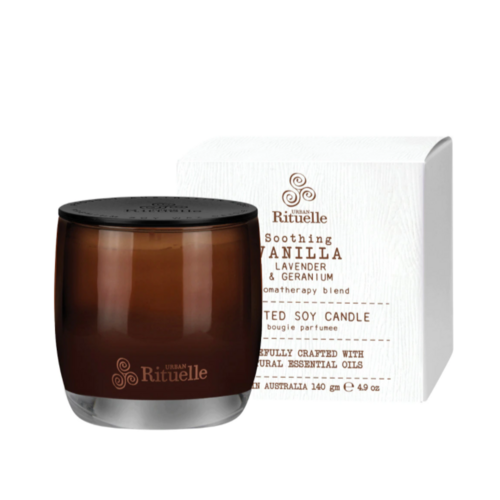 URBAN RITUELLE | Vanilla, Lavender & Geranium Soy Candle 140gm