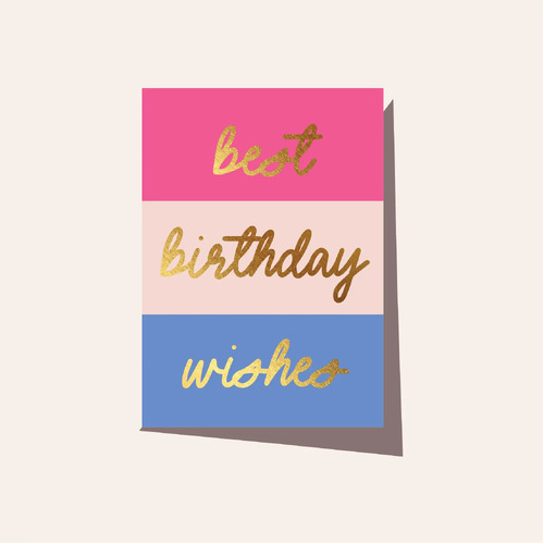 ELM PAPER | Card - Best Birthday Wishes
