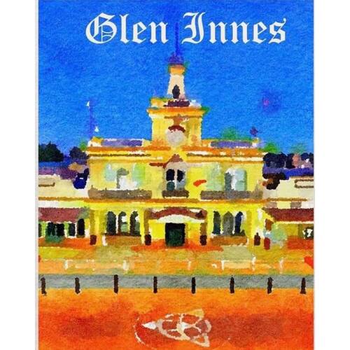 Glen Innes Cotton Tea Towel - Town Hall