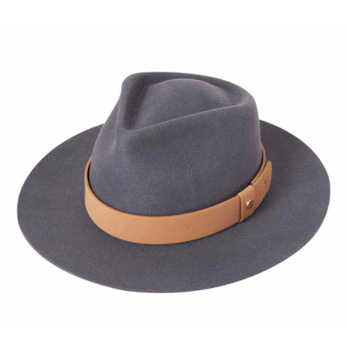 Kooringal | Ladies Wide Brim Hat - Fedora - Cara - Denim Blue