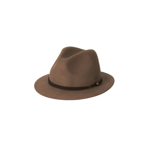 KOORINGAL | Matilda Ladies Mid Brim Wool Hat - Chocolate [Size Small}