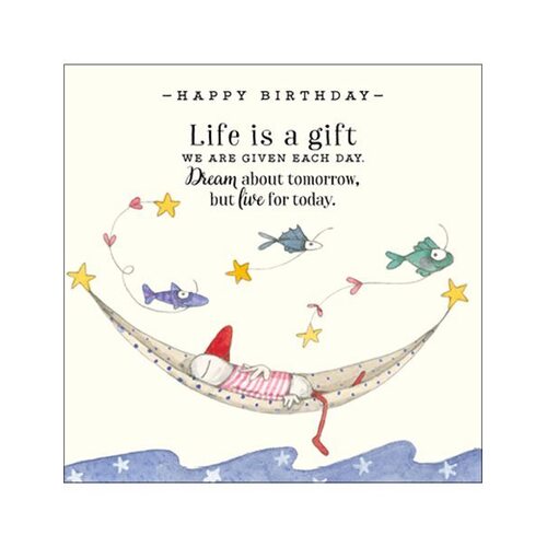 TWIGSEEDS | Card - Happy Birthday Life Is A Gift