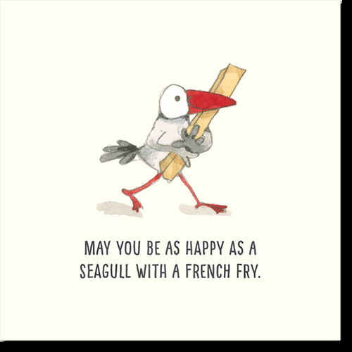 TWIGSEEDS | Card - May you be as happy as a seagull