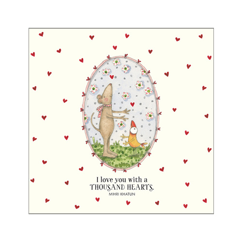 TWIGSEEDS | Card - I Love You With A Thousand Hearts