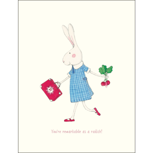 RUBY RED SHOES | Card - You're Remarkable As A Radish!