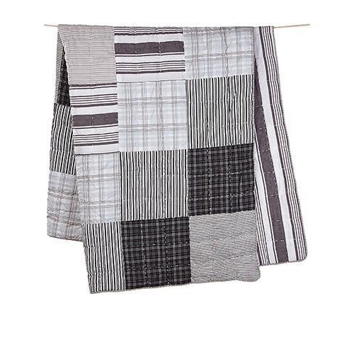 TOSHI | Patchwork Quilt Charcoal