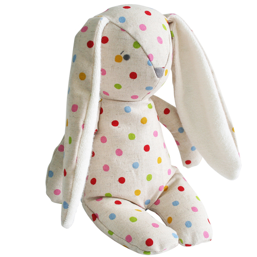ALIMROSE | Floppy Bunny Linen 25cm - Confetti Spot