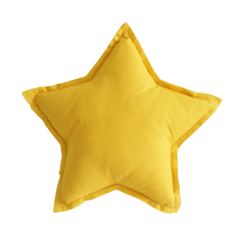 ALIMROSE | Linen Star Pillow - Butterscotch
