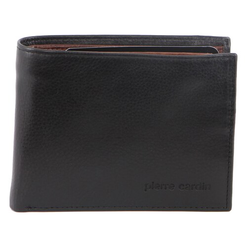 PIERRE CARDIN | Italian Leather Mens Two Tone Bi Fold Wallet