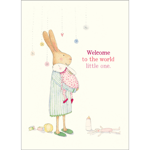RUBY RED SHOES | Card - Welcome To The World Little One