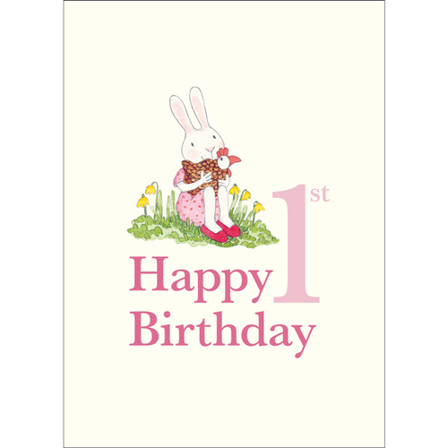 RUBY RED SHOES | Card - Happy First Birthday